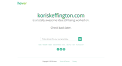 Desktop Screenshot of koriskeffington.com